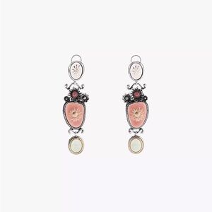 Zara Stone Flower Earrings